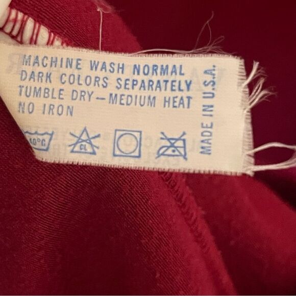 Vanity Fair House Coat Zip Robe with Front Pockets Size Medium Vintage Made USA - Picture 7 of 8